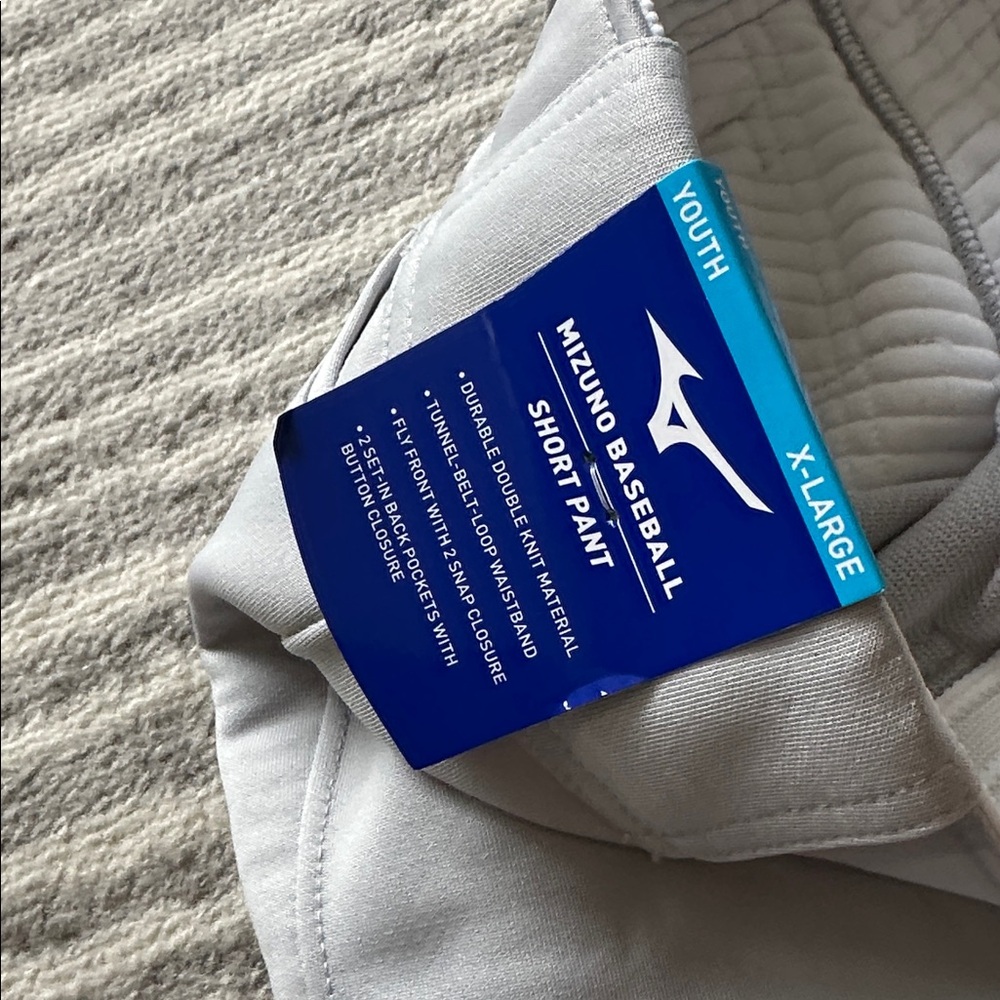 NWT Youth Mizuno Baseball Short Pant Knickers - Picture 8 of 10